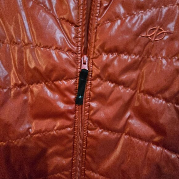 NordicTrack Red Puffer Vest XL Polyester Quilted Shell Lightweight Insulated Wom - Picture 11 of 12